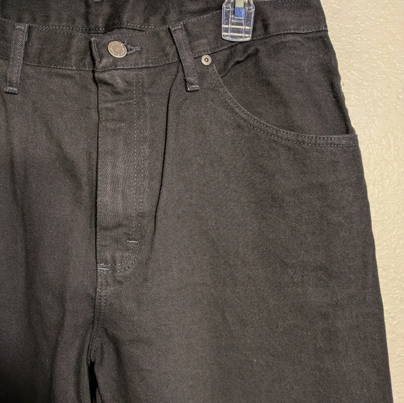 Wrangler Men's regular fit Jeans - Black new size 36x30 - Picture 6 of 16